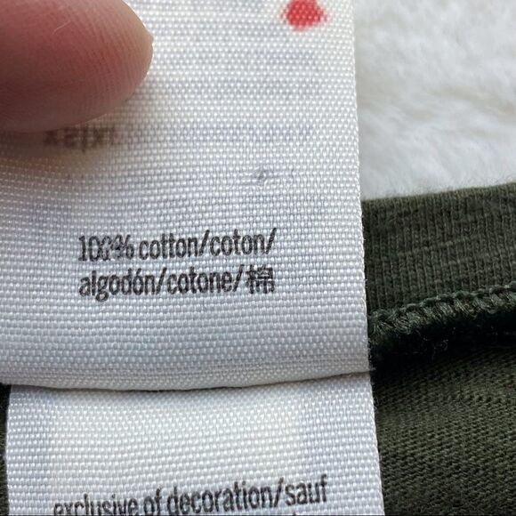 Victoria’s Secret Pink Dark Green Graphic T-Shirt Size XS - Picture 4 of 11